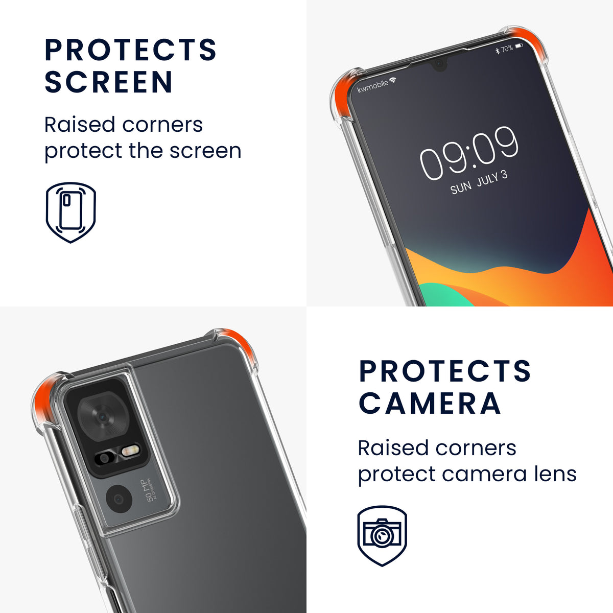 Case compatible with TCL 40 SE
