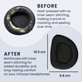 kwmobile Ear Pads for ASUS ROG Delta S Headphones Replacement Parts Over-Ear Headphones