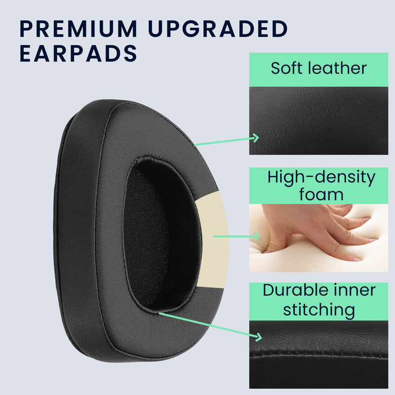 kwmobile Ear Pads for ASUS ROG Delta S Headphones Replacement Parts Over-Ear Headphones