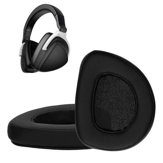 kwmobile 2x Ohr Polster für ASUS ROG Delta S Ohrpolster - Ersatz Ohrpolster - Kopfhörer Ersatzteile - Kopfhörer Ersatzpolster für Over Ear Headphones Schwarz  