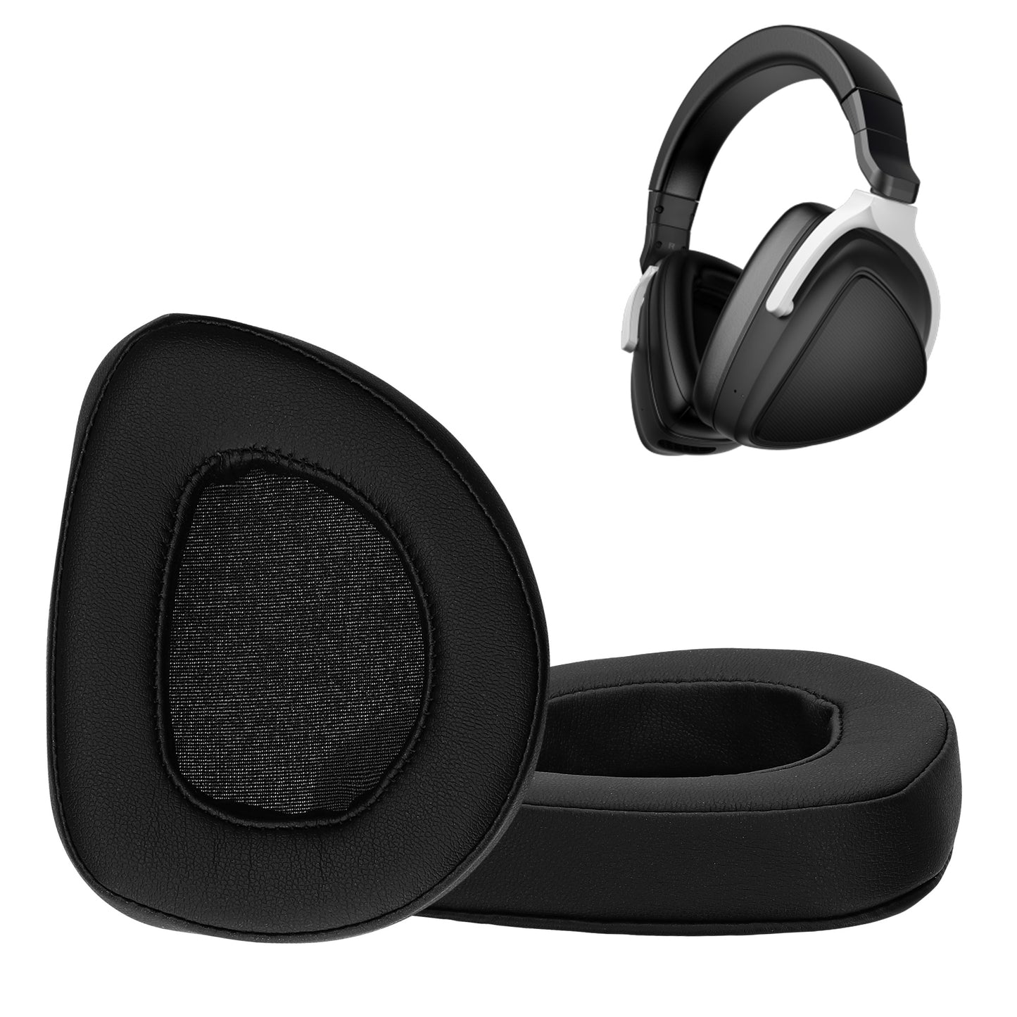 kwmobile Ear Pads for ASUS ROG Delta S Headphones Replacement Parts Over-Ear Headphones