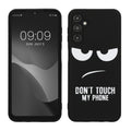Samsung Galaxy A14 5G Silicone Phone Case Don't Touch My Phone