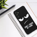 Samsung Galaxy A14 5G Silicone Phone Case Don't Touch My Phone