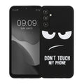 Samsung Galaxy A14 5G Silicone Phone Case Don't Touch My Phone