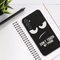 Samsung Galaxy A34 5G Silicone Phone Case Don't Touch My Phone