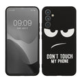 Samsung Galaxy A34 5G Silicone Phone Case Don't Touch My Phone