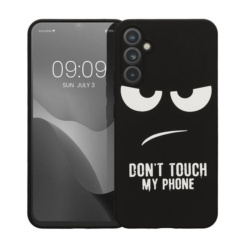 Samsung Galaxy A34 5G Silicone Phone Case Don't Touch My Phone