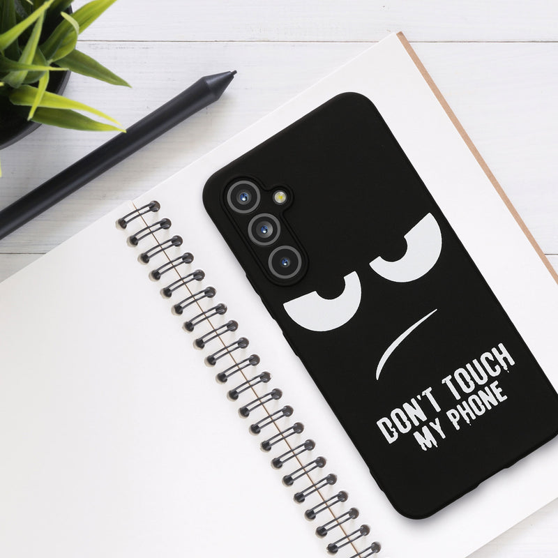 Samsung Galaxy A54 5G Silicone Phone Case Don't Touch My Phone
