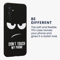 Samsung Galaxy A54 5G Silicone Phone Case Don't Touch My Phone