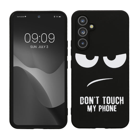 Samsung Galaxy A54 5G Silicone Phone Case Don't Touch My Phone