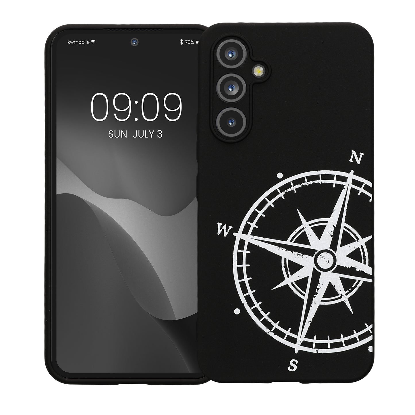 Samsung Galaxy A54 5G Silicone Phone Case Don't Touch My Phone