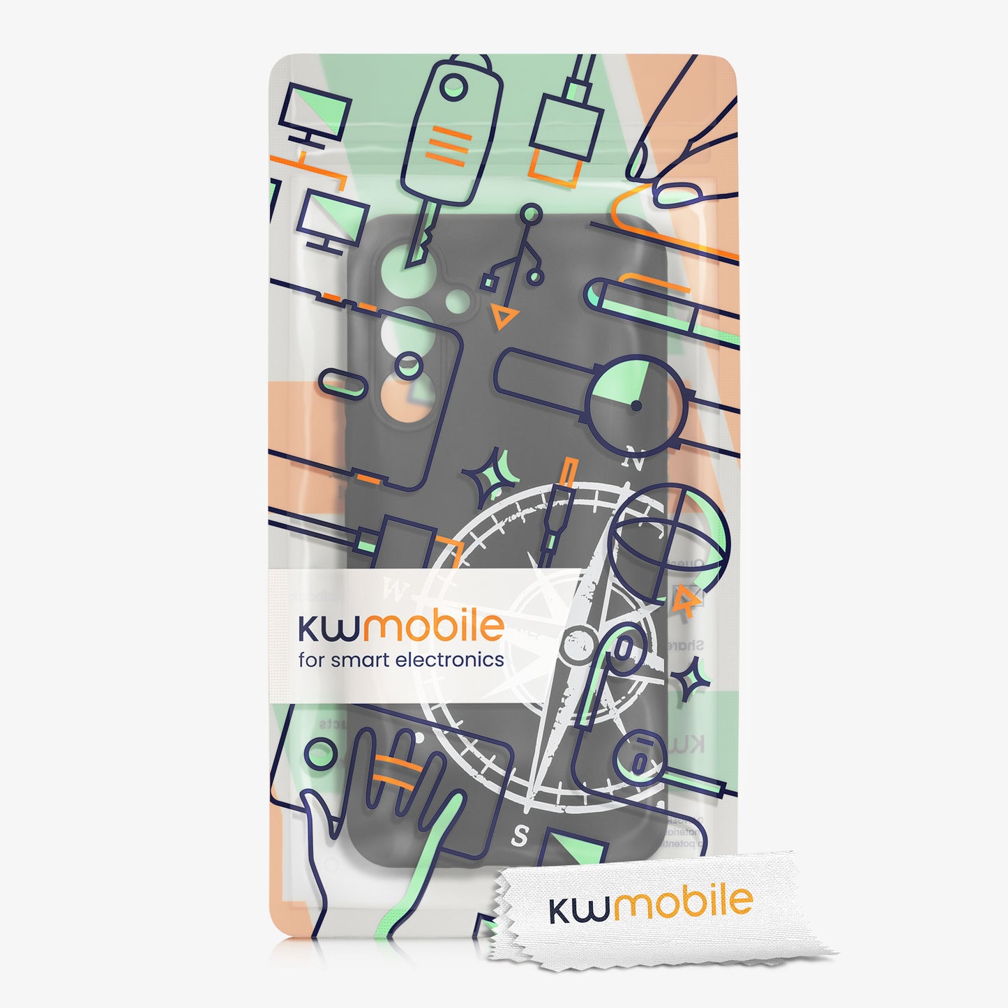 Samsung Galaxy A54 5G Silicone Phone Case Don't Touch My Phone