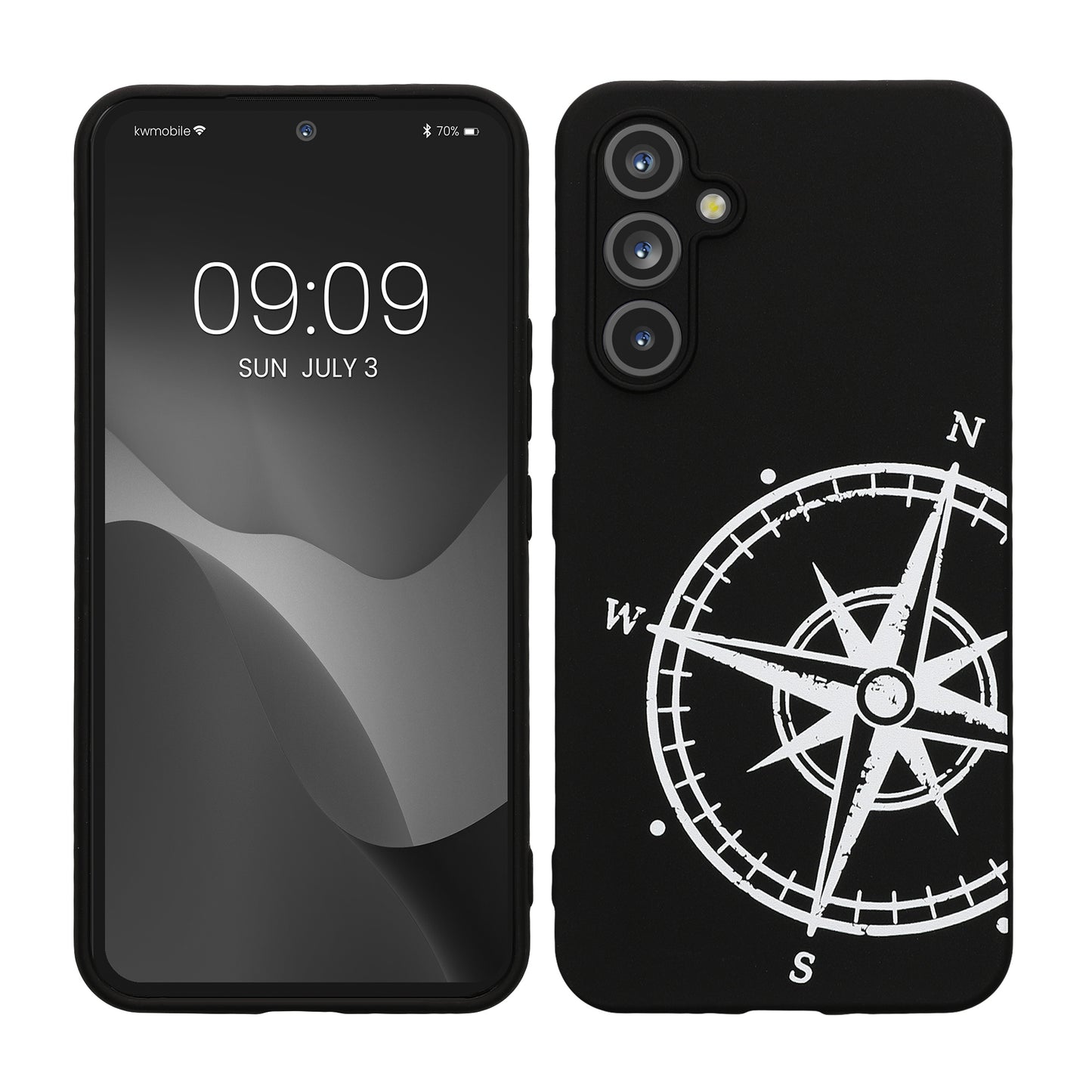 Samsung Galaxy A54 5G Silicone Phone Case Don't Touch My Phone