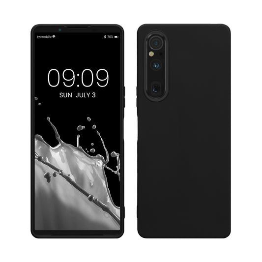 kwmobile Phone Case for Sony Xperia 1 V Cover Wireless Charging Protective Cover
