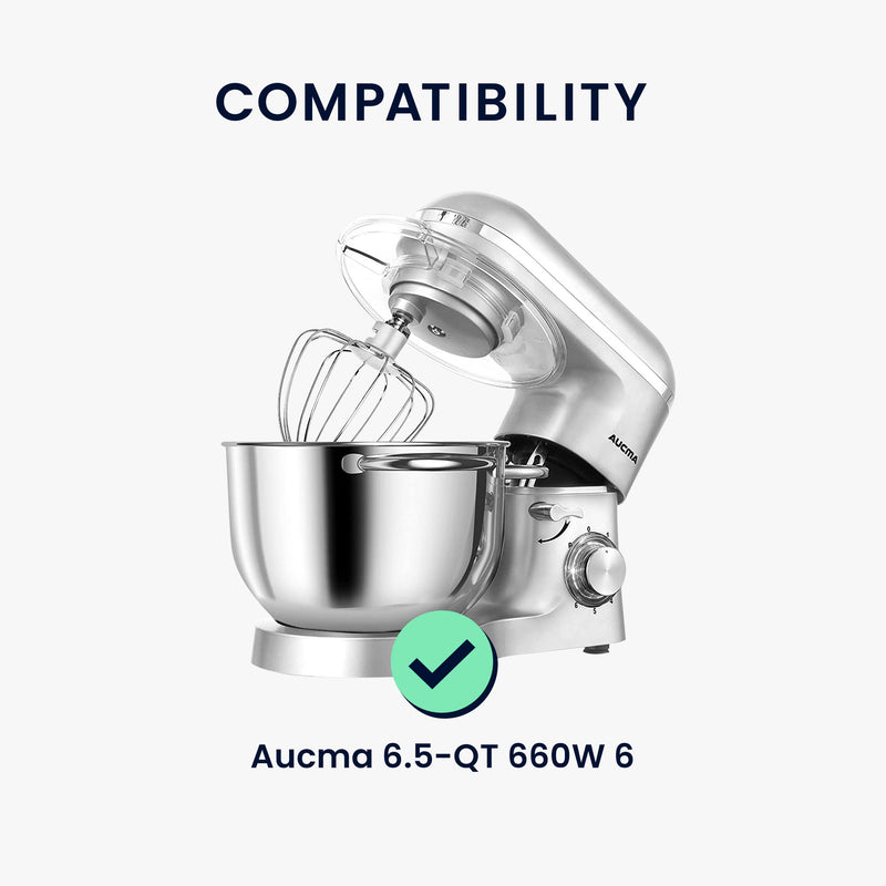 Dust Cover for Aucma 6.5-QT 660W 6-Speed Tilt-Head Food Mixer Heart Brush