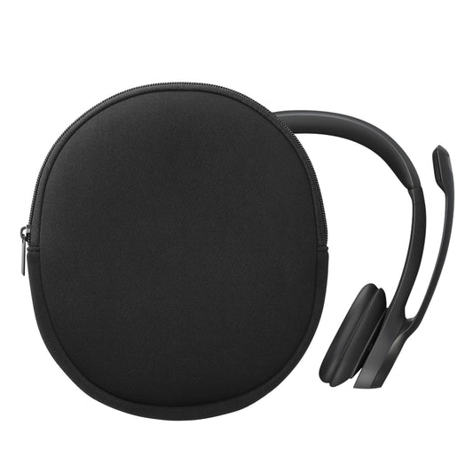 kwmobile Headphone Bag for H390 - Headphone Case - Travel Pouch for Headset Headphones - Soft Over-Ear Protective Cover