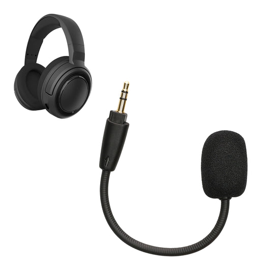 kwmobile Ersatz Kopfhörer Mikrofon kompatibel mit Corsair HS35 / HS45 Headset - Gaming Headphones Mikrofon mit 3,5 mm Klinkenstecker - Schwarz Schwarz  
