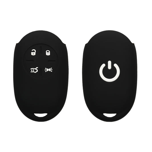 kwmobile Car Key Cover Compatible with Fiat 500E 4-Button Car Key