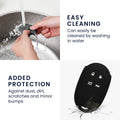 Fiat 500E 4-Button Car Key Cover Silicone