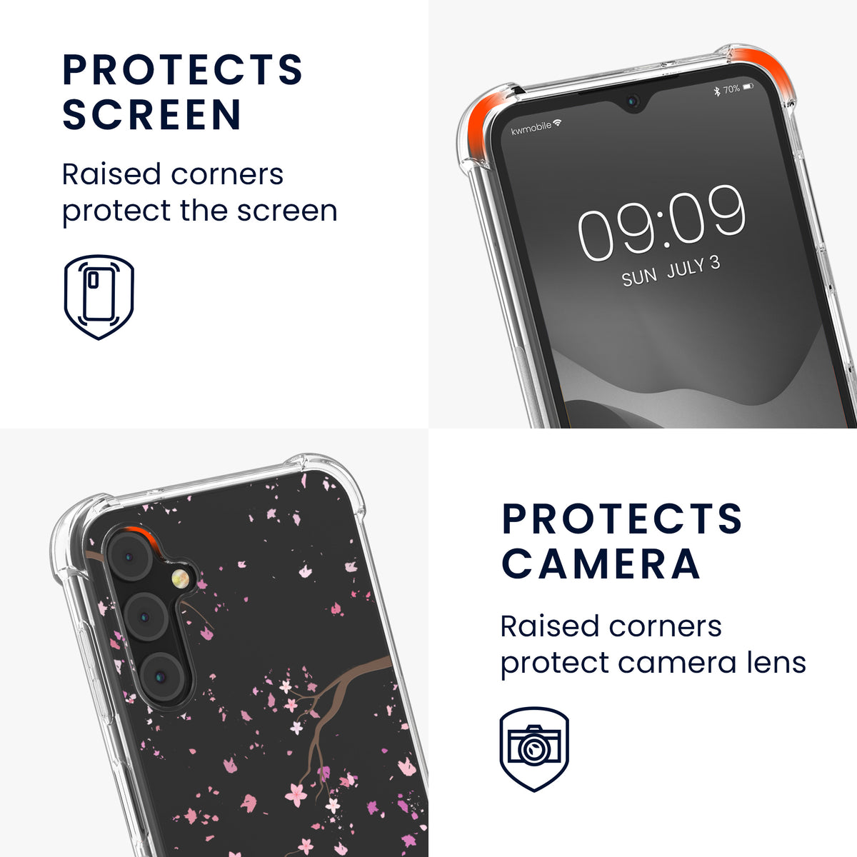Samsung Galaxy A14 5G Silicone Necklace Phone Case