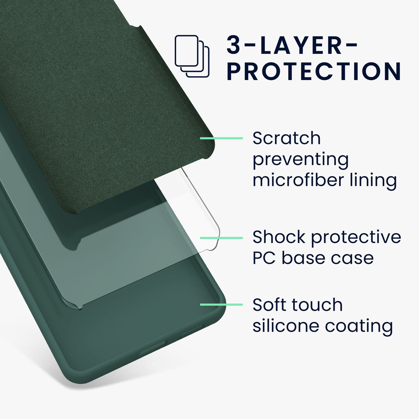 kwmobile Case for Motorola Edge 40 Pro / Edge+ (2023) - Silicone Cover - Wireless Charging Compatible - Protective Cover