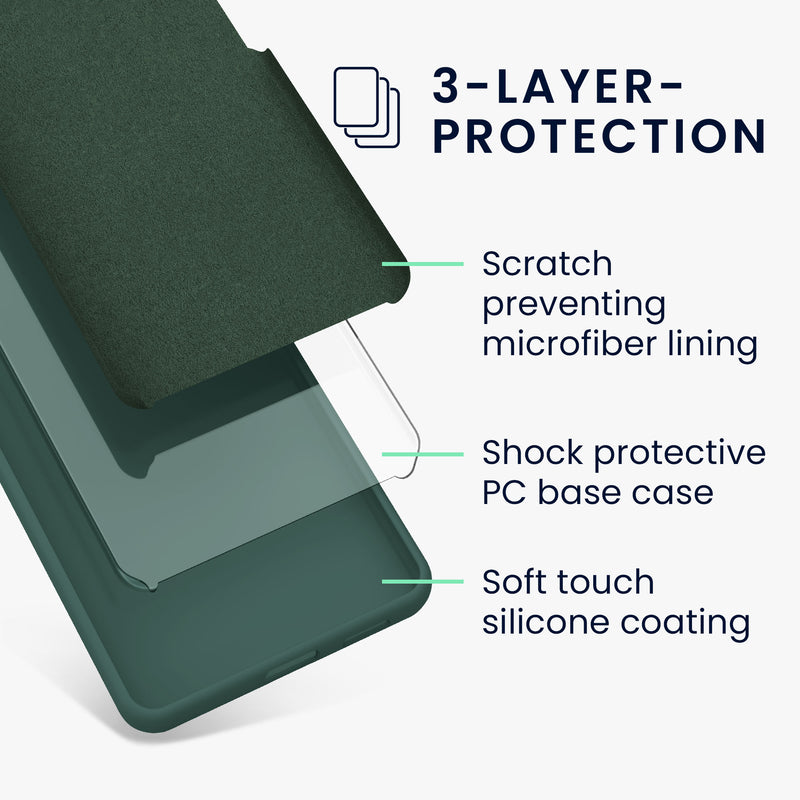 kwmobile Case for Motorola Edge 40 Pro / Edge+ (2023) - Silicone Cover - Wireless Charging Compatible - Protective Cover