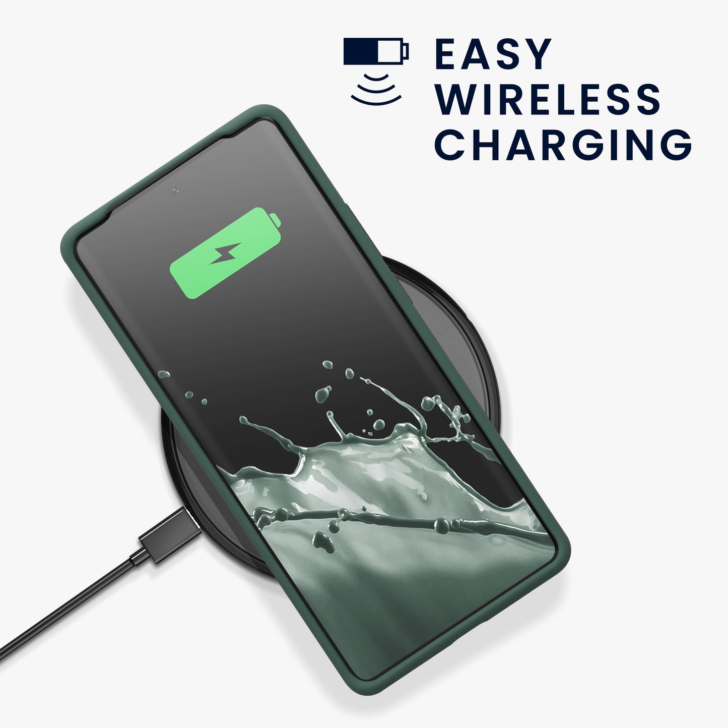 kwmobile Case for Motorola Edge 40 Pro / Edge+ (2023) - Silicone Cover - Wireless Charging Compatible - Protective Cover