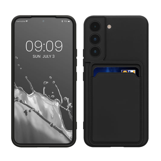 kwmobile Phone Case compatible with Samsung Galaxy S22 - Phone Cover with Card Slot