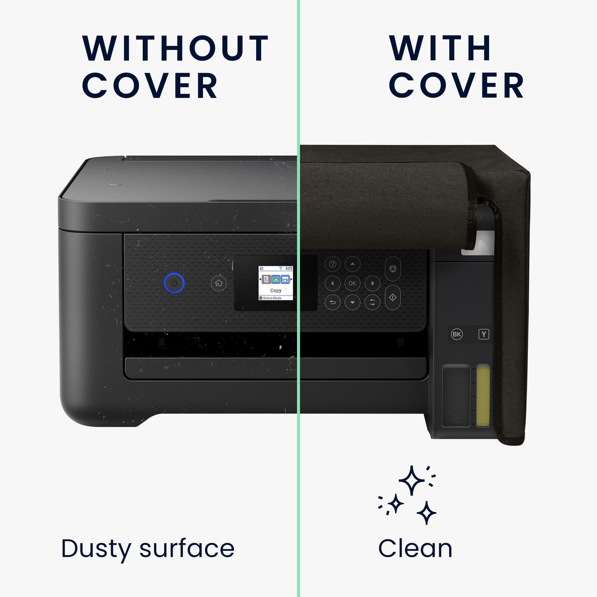 Dust Cover for Epson EcoTank ET-2850 / EcoTank ET-2856 / Home XP-5200 Fabric