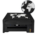 Dust Cover for Epson EcoTank ET-2850 / EcoTank ET-2856 / Home XP-5200 White World Map