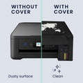 Dust Cover for Epson EcoTank ET-2850 / EcoTank ET-2856 / Home XP-5200 White World Map