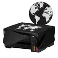 Dust Cover for Epson EcoTank ET-2850 / EcoTank ET-2856 / Home XP-5200 White World Map