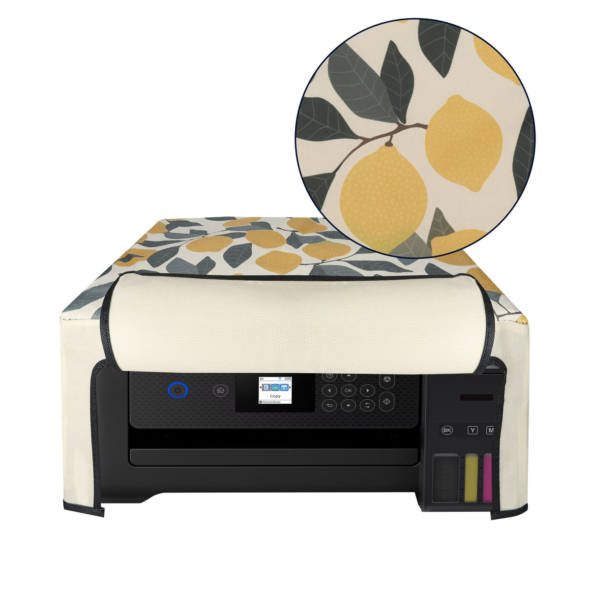 Dust Cover for Epson EcoTank ET-2850 / EcoTank ET-2856 / Home XP-5200 White World Map