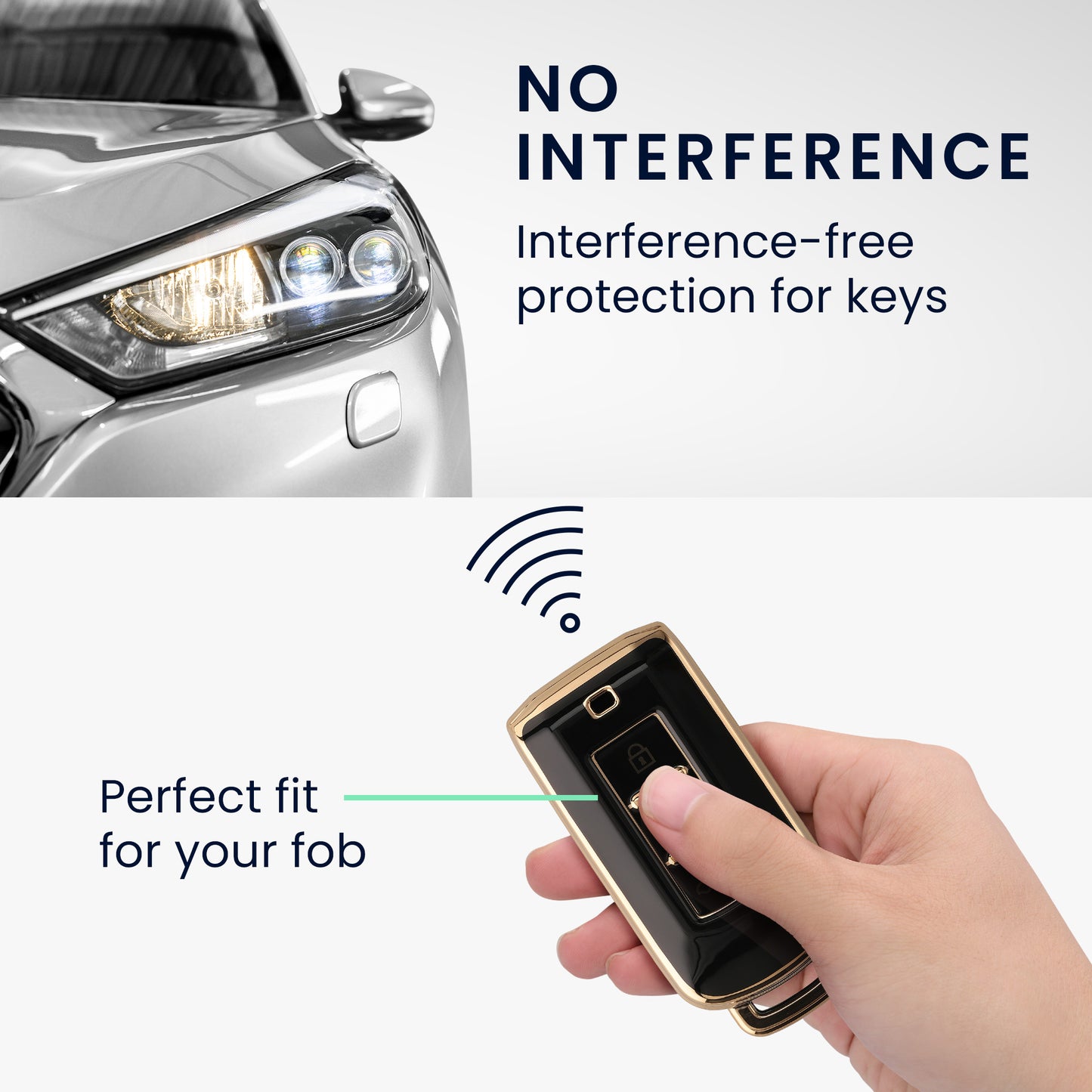 Silicone cover compatible with Mitsubishi car key