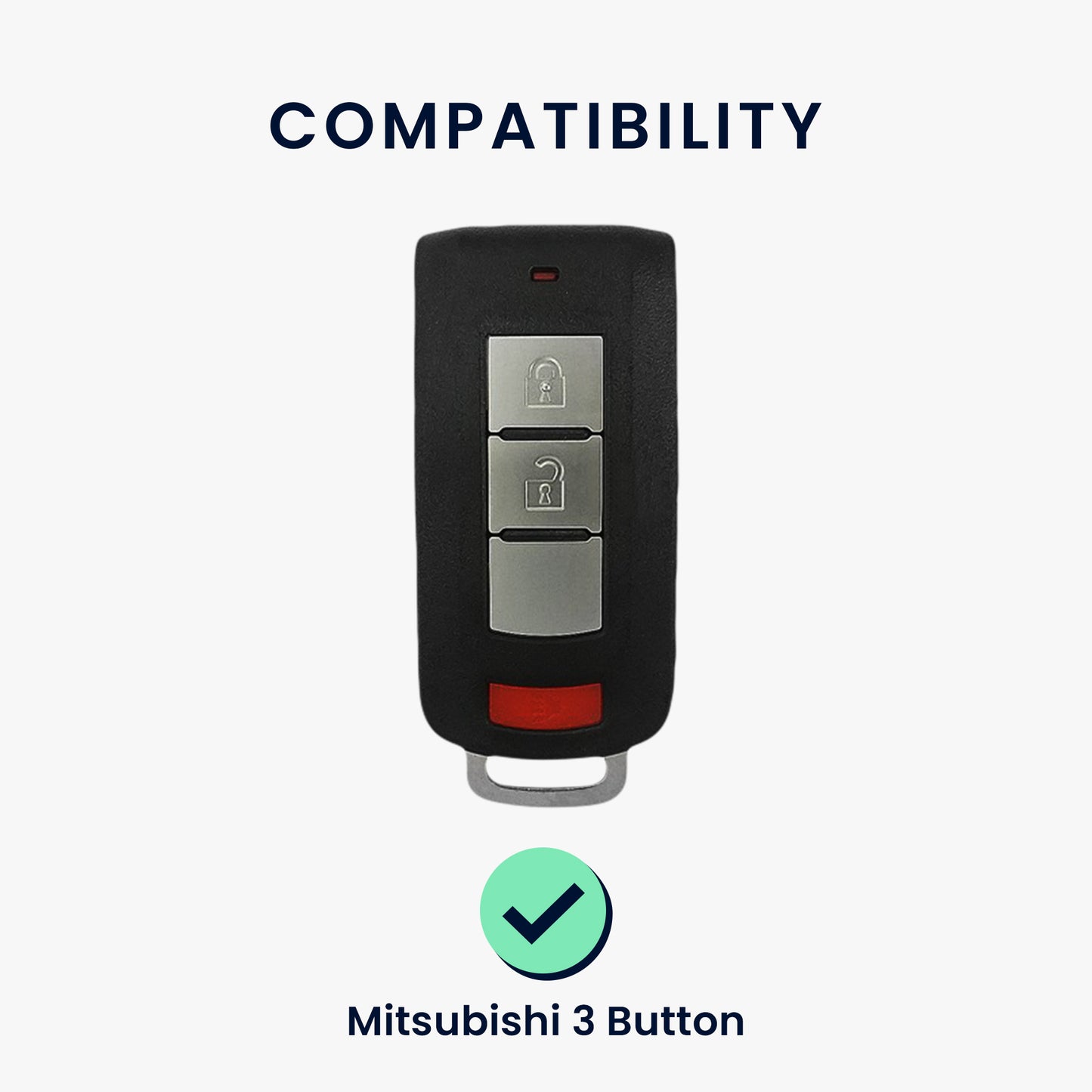 Silicone cover compatible with Mitsubishi car key