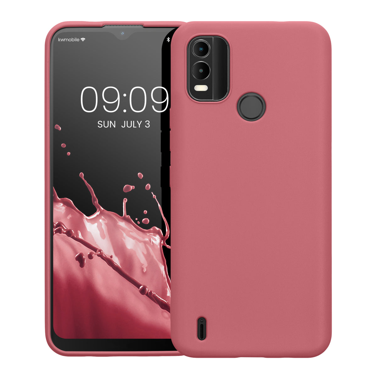 TPU Case for Nokia C21 Plus in Dark Rose