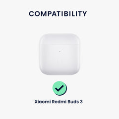 Xiaomi Redmi Buds 3 Shockproof Headphone Case with Carabiner