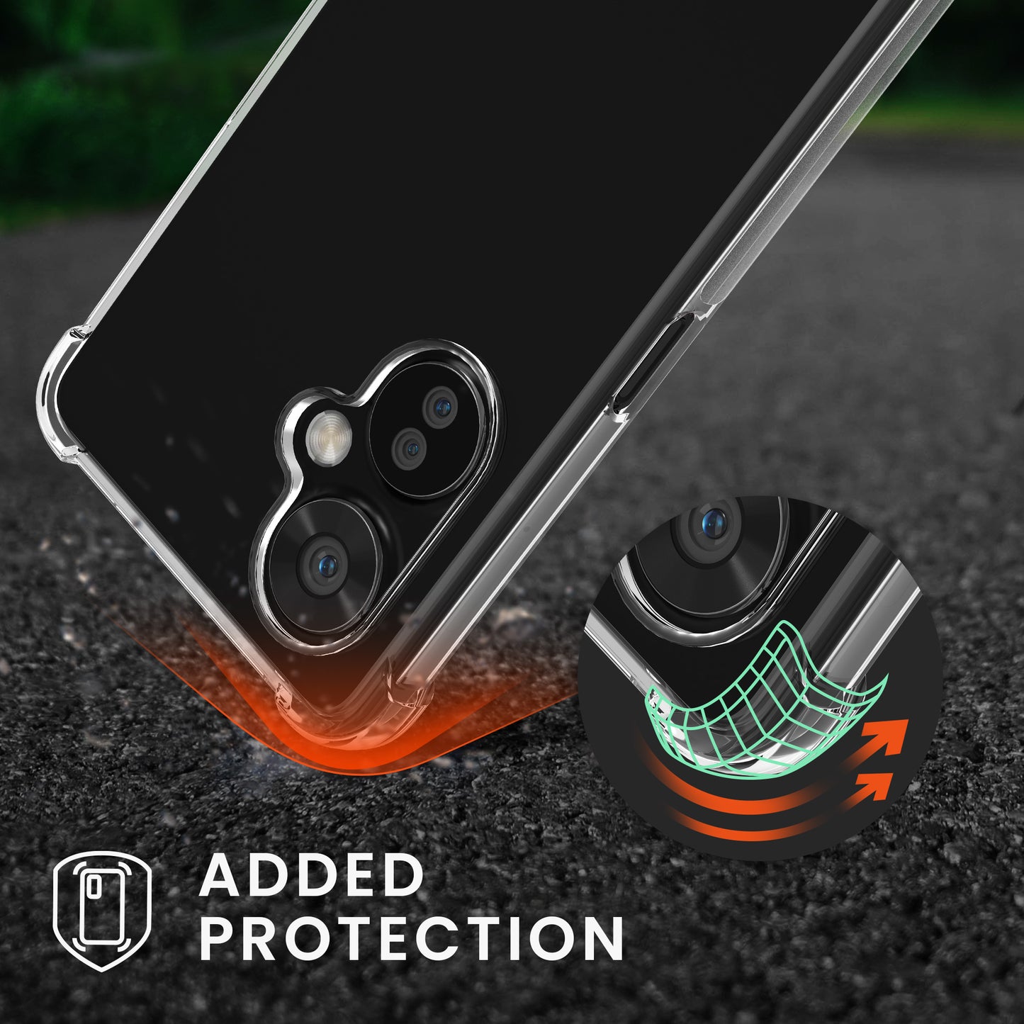 kwmobile Necklace Case compatible with OnePlus Nord CE 3 Lite 5G / Nord N30 5G - Silicone Cover with Lanyard Strap Phone Case