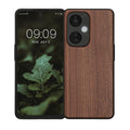 Wood Case with TPU Bumper for OnePlus Nord CE 3 Lite 5G / Nord N30 5G Walnut