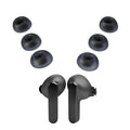 kwmobile 6x Silikonaufsätze für JBL Live Pro 2 TWS - Ersatz Ohrstöpsel - Ear Tips für In-Ear Kopfhörer - Zubehör Ersatzpolster in Blau Blau  