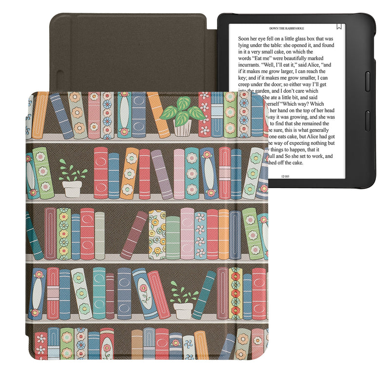 Kobo Libra 2 with Auto Sleep eReader Flip Case Bookshelf