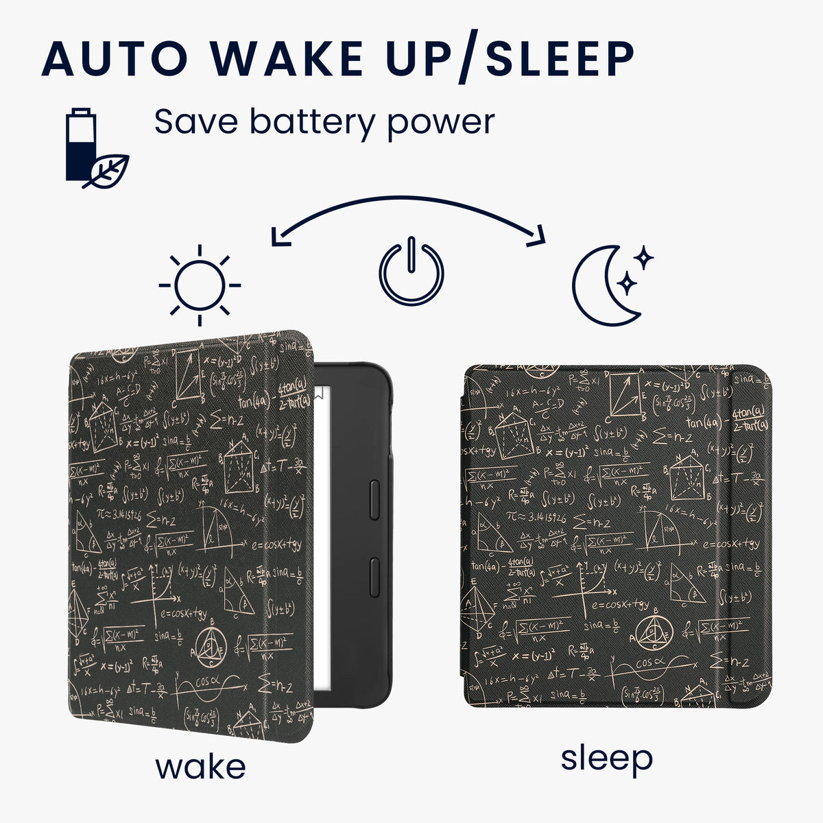 Kobo Libra 2 with Auto Sleep eReader Flip Case Bookshelf