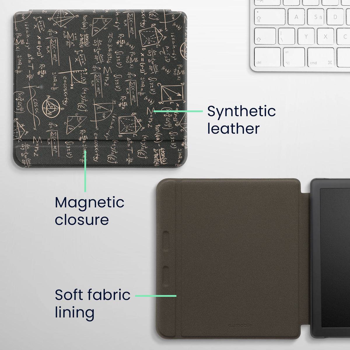 Kobo Libra 2 with Auto Sleep eReader Flip Case Bookshelf