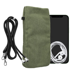 Phone Pouch with Lanyard for Smartphones 17.7 x 9 cm