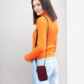 kwmobile Mobile Phone Crossbody Bag for Case with Strap Cover with Zipper Necklace Case