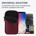 kwmobile Mobile Phone Crossbody Bag for Case with Strap Cover with Zipper Necklace Case
