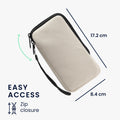 kwmobile Mobile Phone Case Compatible with Smartphones Pouch with Microfiber Inlay Phone Sleeve with 17.2 x 8.4 cm Inner Dimensions