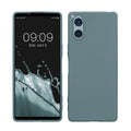 kwmobile Handyhülle für Sony Xperia 5 V Hülle - TPU Case - Kabelloses Laden - Schutzhülle Cover in Arctic Night Arctic Night  