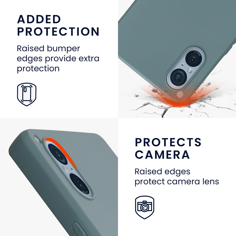 kwmobile Handyhülle für Sony Xperia 5 V Hülle - Kabelloses Laden - Schutzhülle Cover - Hüllen