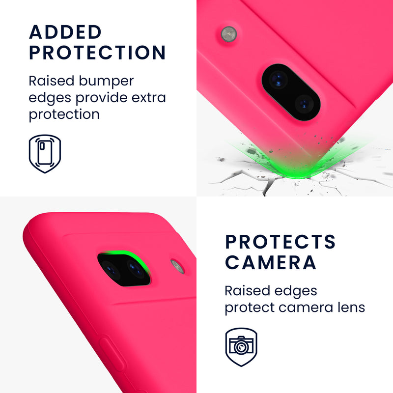 kwmobile Phone Case for Google Pixel 7a - Wireless Charging